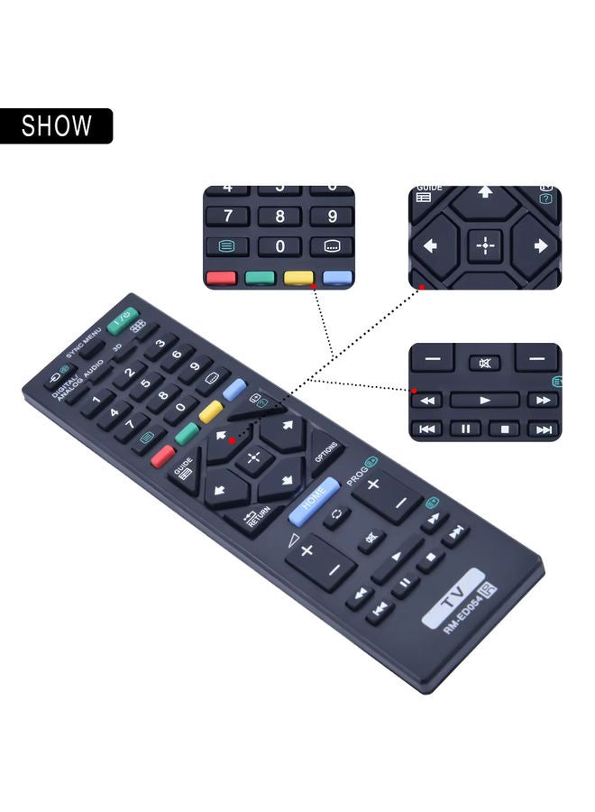 OMETTER NEW RM-ED054 Remote Control Fit for Sony TV B1FK KDL32R400A KDL-32R420A KDL32R421A KDL32R423A KDL-32R424A KDL40R450A KDL-40R470A - Image 5