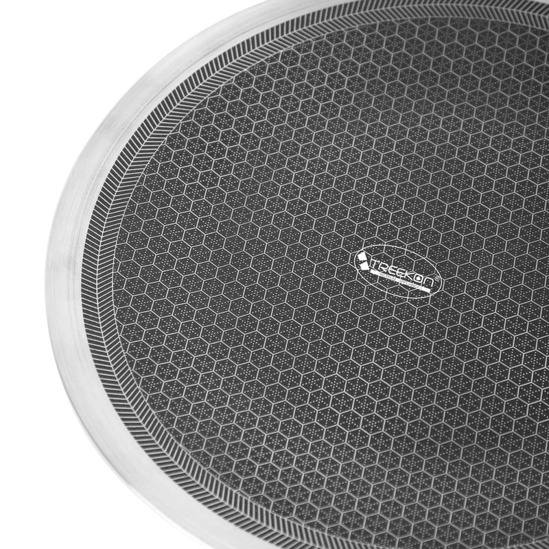 TREEKON TREEKON 3.5MM Thickness Heavy Guage Three Steel TRIPLY ROTI/CHAPATTI/CONCAVE TAWA 5 Layer Hexa Design Coated. (11 Inch / 28 Cm)  - Image 4