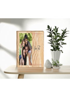 Brown Cloud Brown Cloud Personalized CollagePhotograph Printed on Wood Block Customized Text Message or Photograph Gift for FamilyFriends 5 x 7 x 15 inch WBlock BC 14 Pack of 2 