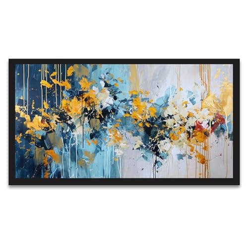 DEKORSTATION Floating Frame Canvas Painting | Canvas Wall Art | Modern Wall Painting | Size: 12x24 Inch (FF_761DS) - Image 2