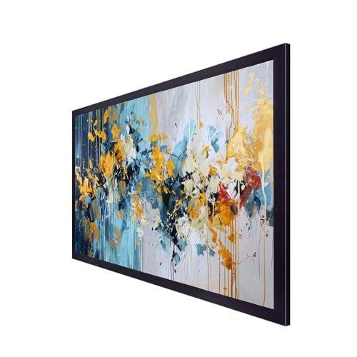 DEKORSTATION Floating Frame Canvas Painting | Canvas Wall Art | Modern Wall Painting | Size: 12x24 Inch (FF_761DS) - Image 3