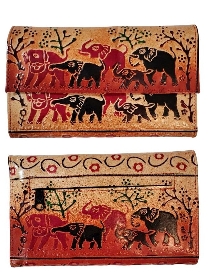 CLASSIQUE Women‚Äôs Shantiniketan Leather Clutch (8 * 5) - Image 1