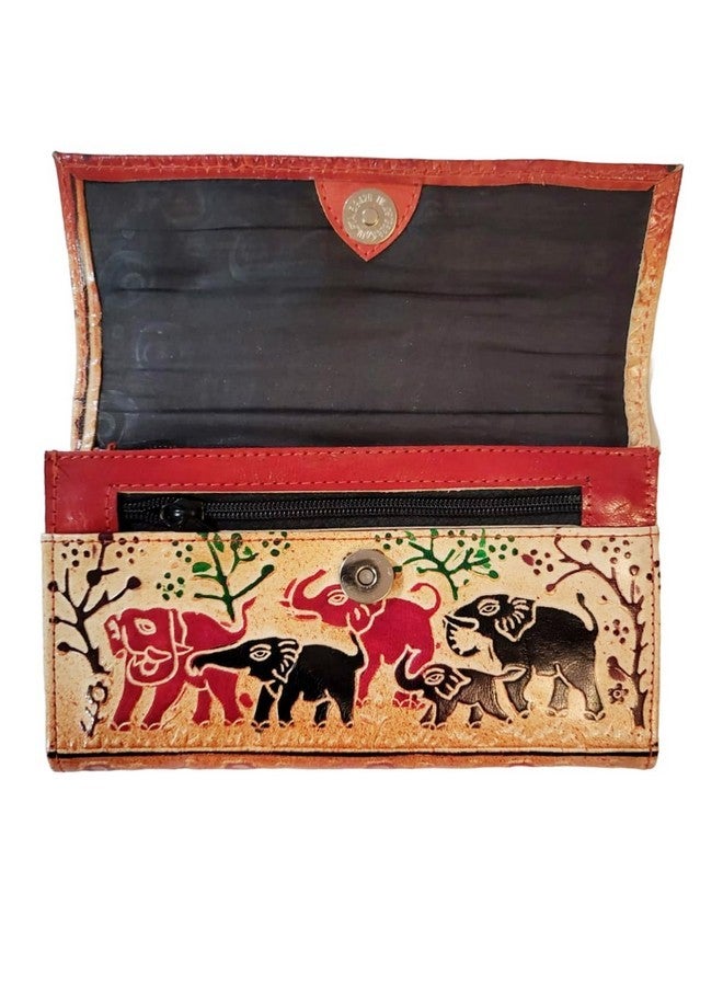 CLASSIQUE Women‚Äôs Shantiniketan Leather Clutch (8 * 5) - Image 2