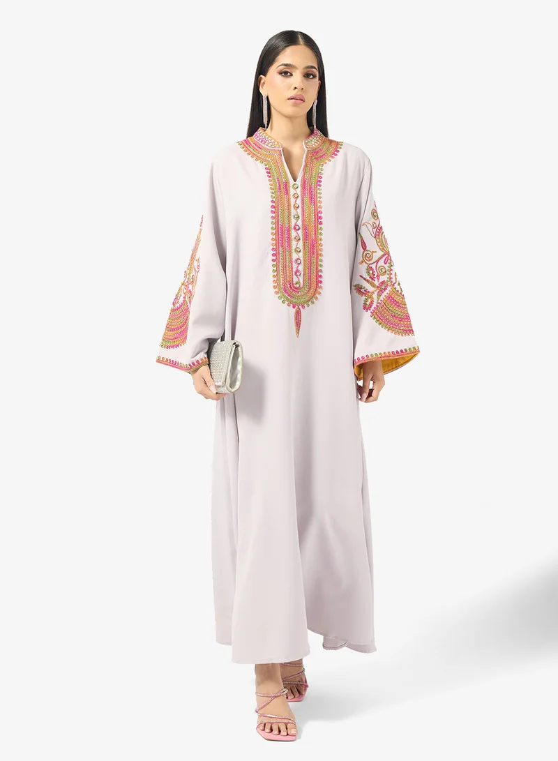 Khizana Embroidered Jalabiya