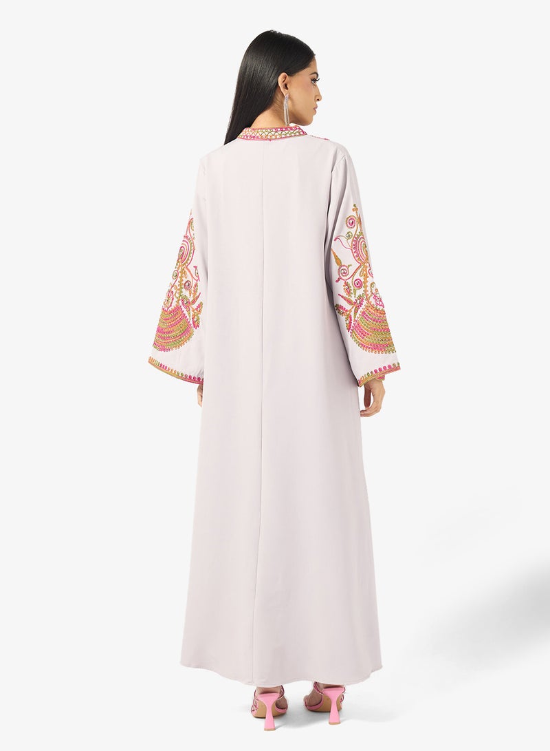 Khizana Embroidered Jalabiya - Image 2