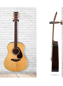 SYOSI Guitar Wall Mount, Auto Lock Guitar Wall Hanger, Hard Wood Base in Guitar Shape Guitar Hook, Guitar Holder for Acoustic, Electric, Classical, Bass Guitars, Guitar Accessories  - Image 2
