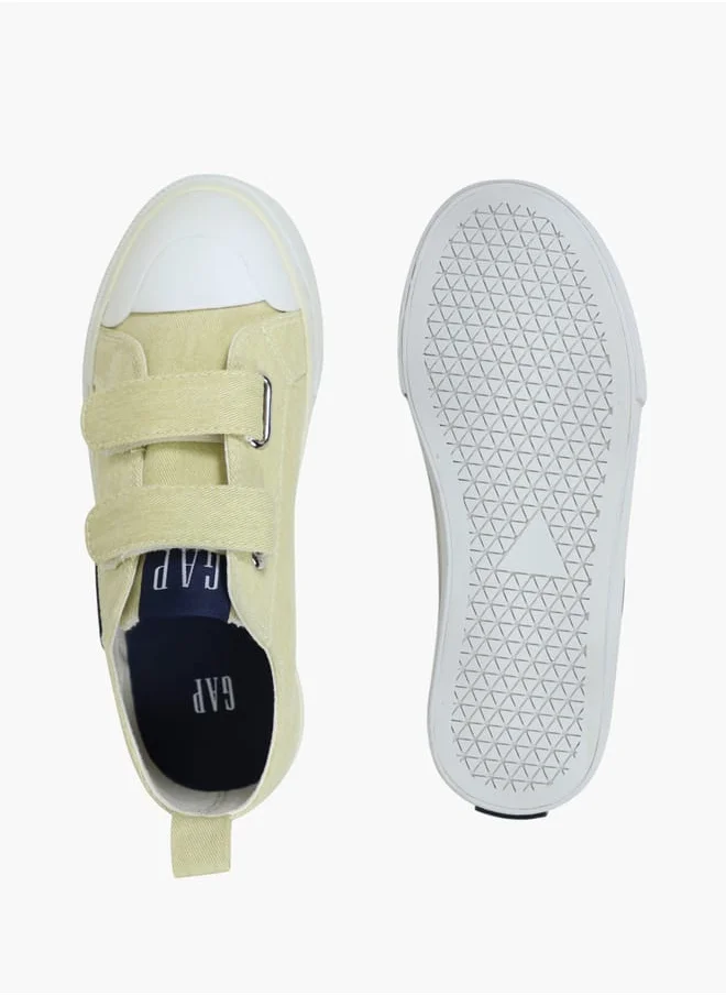 GAP Boys' Logo Detail Sneakers with Hook-and-Loop Closure - HOUSTON VELCRO IV