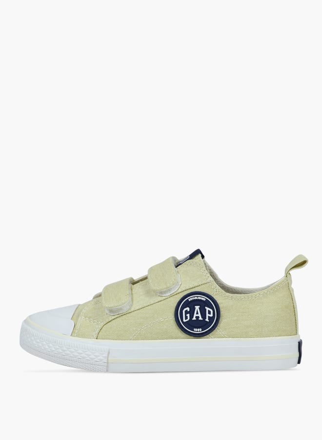 GAP Boys' Logo Detail Sneakers with Hook-and-Loop Closure - HOUSTON VELCRO IV  - Image 2