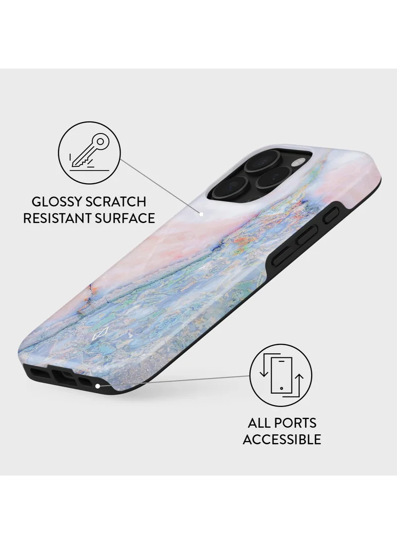 BURGA Premium iPhone 16 Pro Holo Case: Futuristic Dual-Layer Protection with a Stunning, Color-Shifting Holographic Finish for Superior Style and Defense