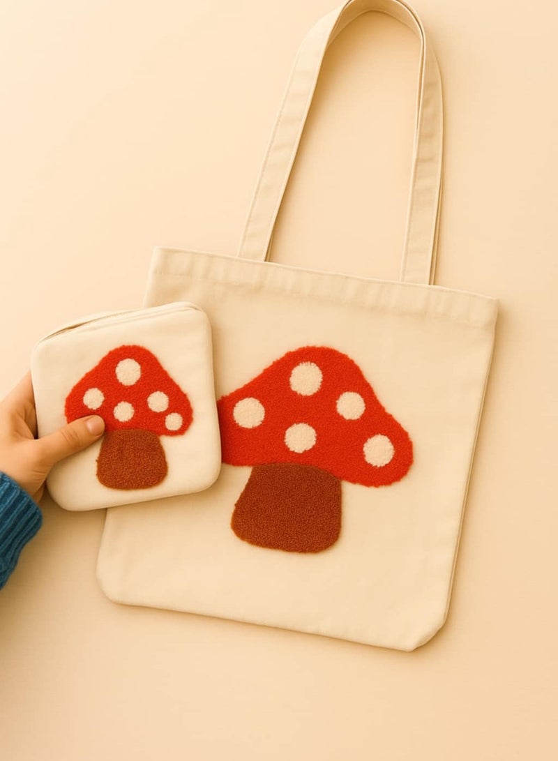 Women's hand-embroidered tote bag - Image 1