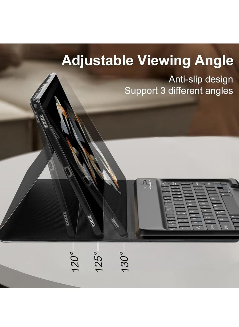 JAJEEK Samsung Galaxy Tab S9 Ultra 2023 Keyboard Protective Case – 14.6-inch Slim Smart Cover with S Pen Holder, Multi-Use Bluetooth Keyboard, Full Protection for Galaxy Tab S9 Ultra (Black) - Image 5