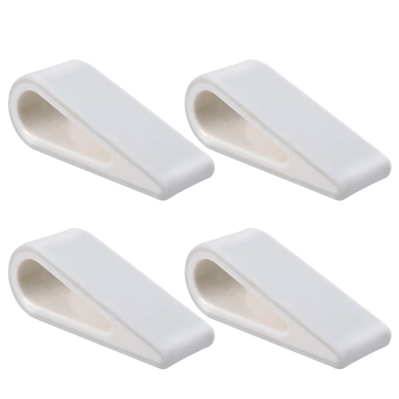 Adjustable White Laptop Stand Cooling Riser Holder for Desk Use 4 Pack - Image 2