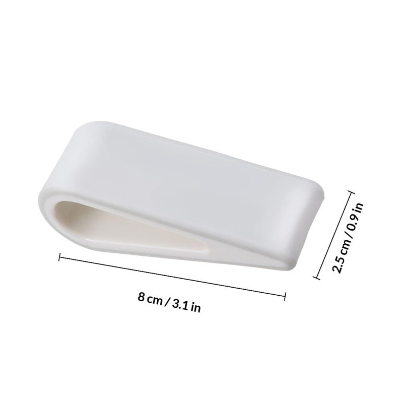 Adjustable White Laptop Stand Cooling Riser Holder for Desk Use 4 Pack - Image 3