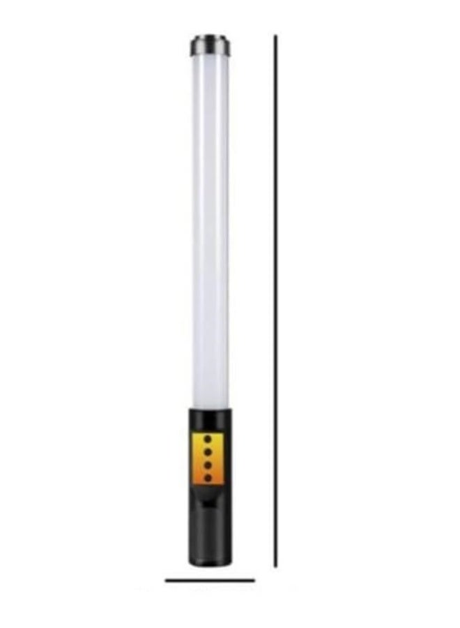 right light Portable LED light tube with rechargeable battery and adjustable remote control. Features 3 lighting effects, ideal for live streaming and selfies. Length: 50cm - Image 5