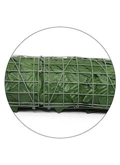 ماركة غير محددة عشب جداري من أوراق الشجر الاصطناعية من FFD - ديكور فاخر للخصوصية مقاوم للأشعة فوق البنفسجية، صيانة منخفضة، عشب جداري صناعي 1 × 1 متر للمساحات الخارجية والداخلية الأنيقة"  - Image 4