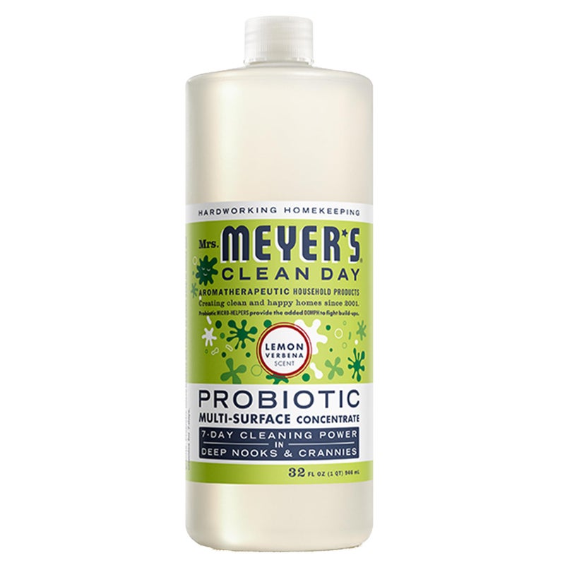 MRS. MEYER'S CLEAN DAY Probiotic Multi-Surface Concentrate Cleaner, Lemon Verbena, Cleans Crevices And Tough Stains, 32 Fl Oz - Image 1