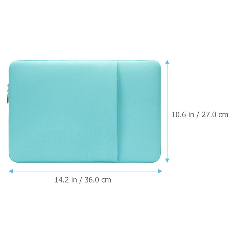 2pcs Laptop Sleeve Portable Laptop Handbag Wear-resistant 14 Inch Cover - Image 2