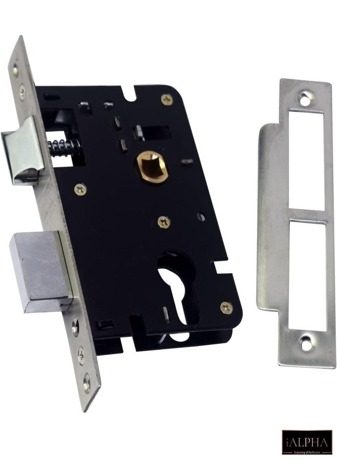 iALPHA® Savio with 5 Years Warranty Premium Mortise DoorLock Set,High-Securing Door Lock/Bedroom/Main Door Lock Handle Set/6-Lever Lock Mechanism with Brass and Zinc Lock Body Cylinder with 2 Keys - Image 4