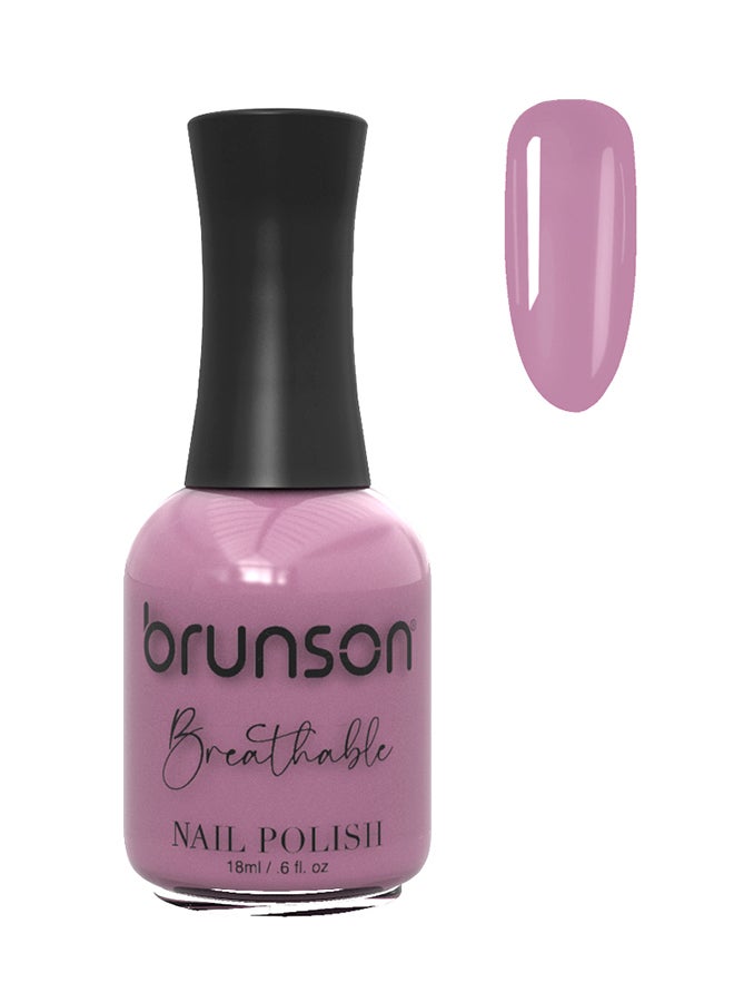 brunson Breathable Nail Polish Halal nail polish Wudu friendly Quick-Dry Vegan long lasting but easy peel off   18ml BH076