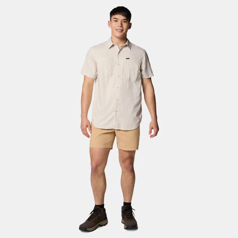 Columbia Brown Men's Sharpe Canyon Hiking Shorts for Men | Best Price UAE