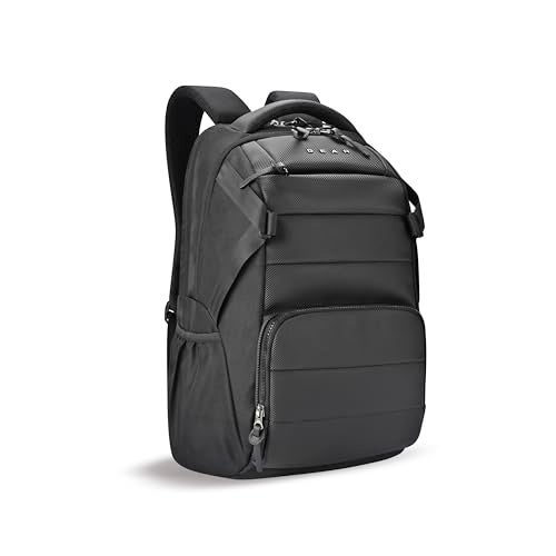 Gear Aspire 3 Faux Leather 17"/25L Medium Water Resistant laptop Backpack/Casual Backpack/Daypack/Travel Backpack/College Bag For Men/Women(Black-Black) - Image 1