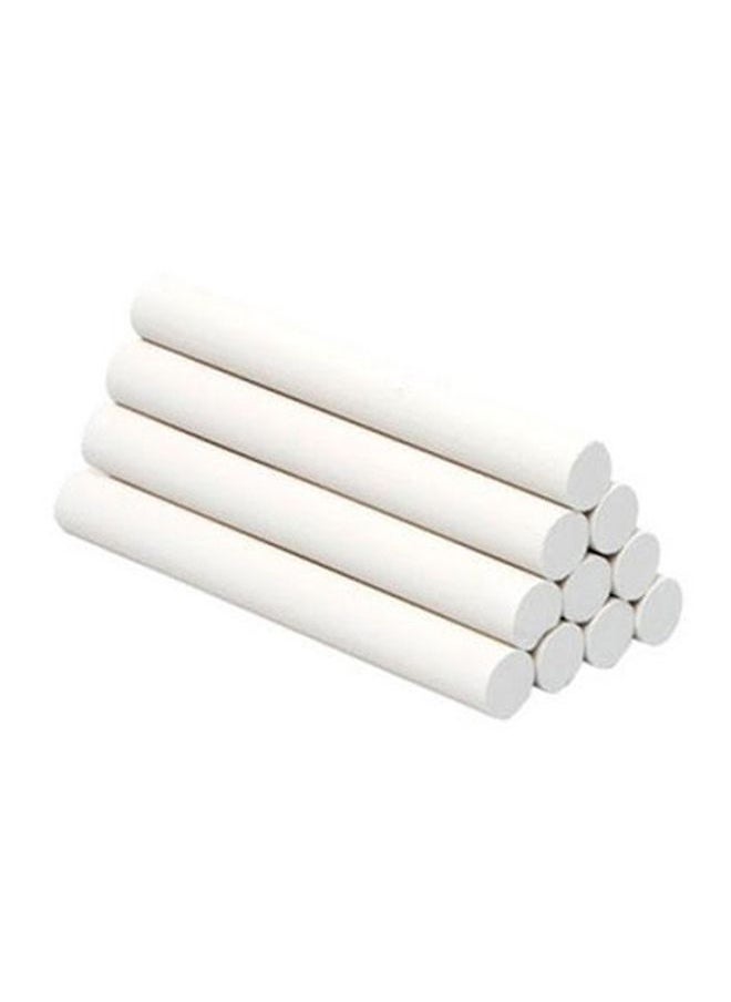 ROCO 10-Piece Class Color Chalk Set White 
