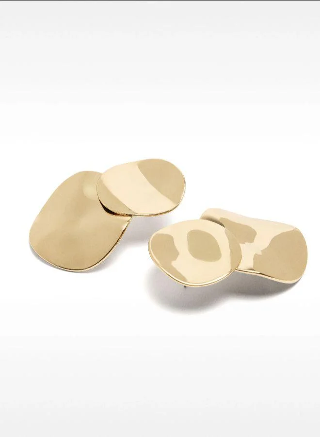 بارفوا أقراط ذهبية طويلة