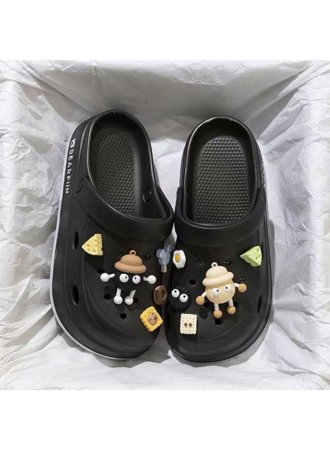 ZENIKO Holey Sandals Women Summer Outdoor Wear New Style Thick Sole Eva Sandals Anti-slip Anti-odor Beach Flip Flops Women's - Image 1