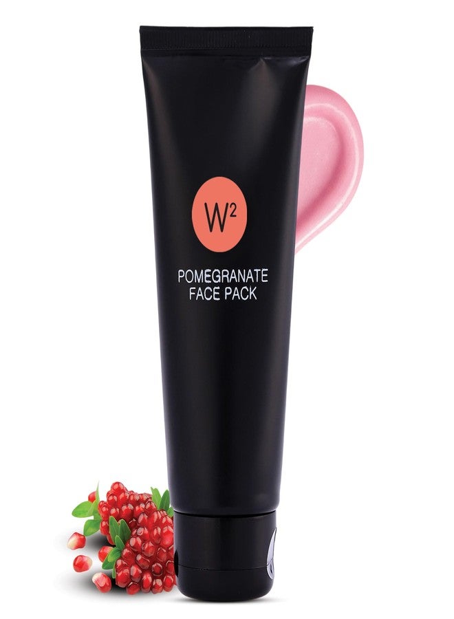W2 Pomegranate Face Pack for Glowing Skin | Brightening, Anti-Aging & Tan Removal Face Pack | Helps Reduce Acne, Dark Spots & Dullness | For Men & Women | All Skin Types - 50g - Image 1