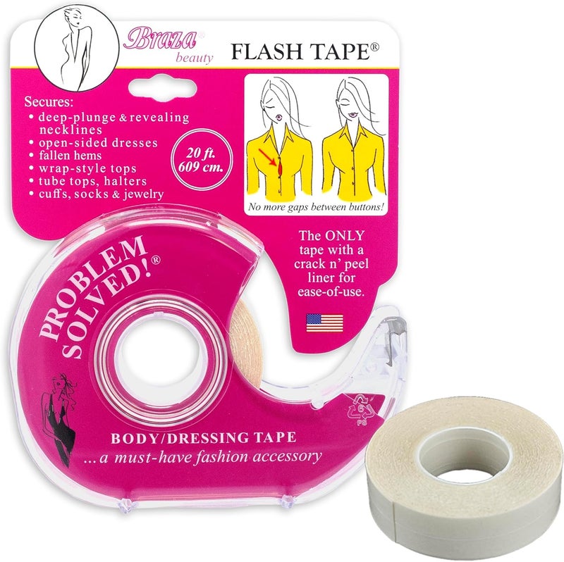 Braza Flash Tape - 20 Feet Double-Sided Clothing Tape - Image 4