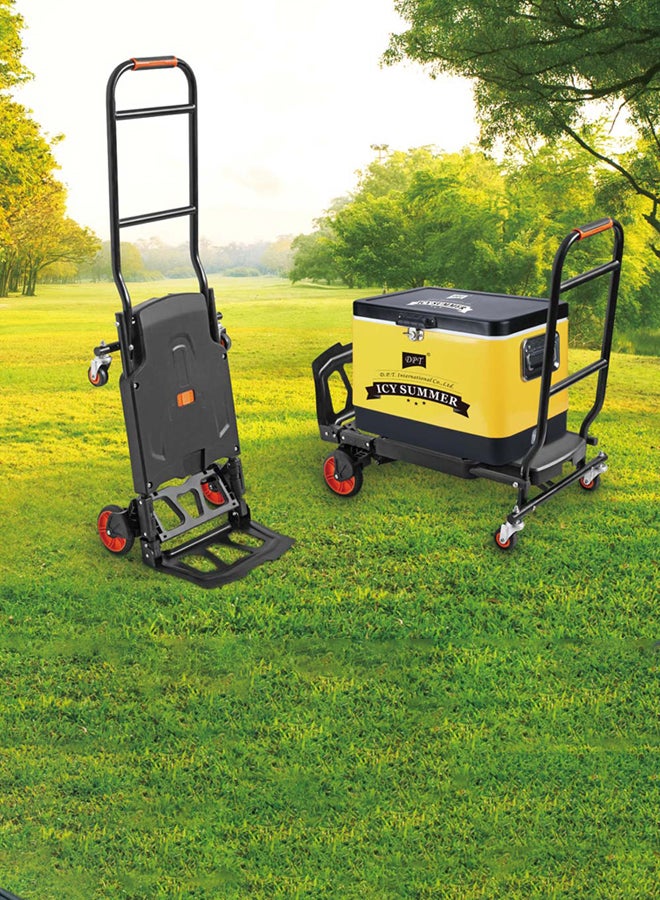 DPT Garden Cart and Wheelbarrow, Foldable Utility Cart - Image 2