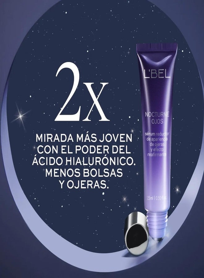 L'Bel - Nocturne Eye Cream with Hyaluronic Acid, Provides firmness, Fights Dark Circles and Bags - Image 3