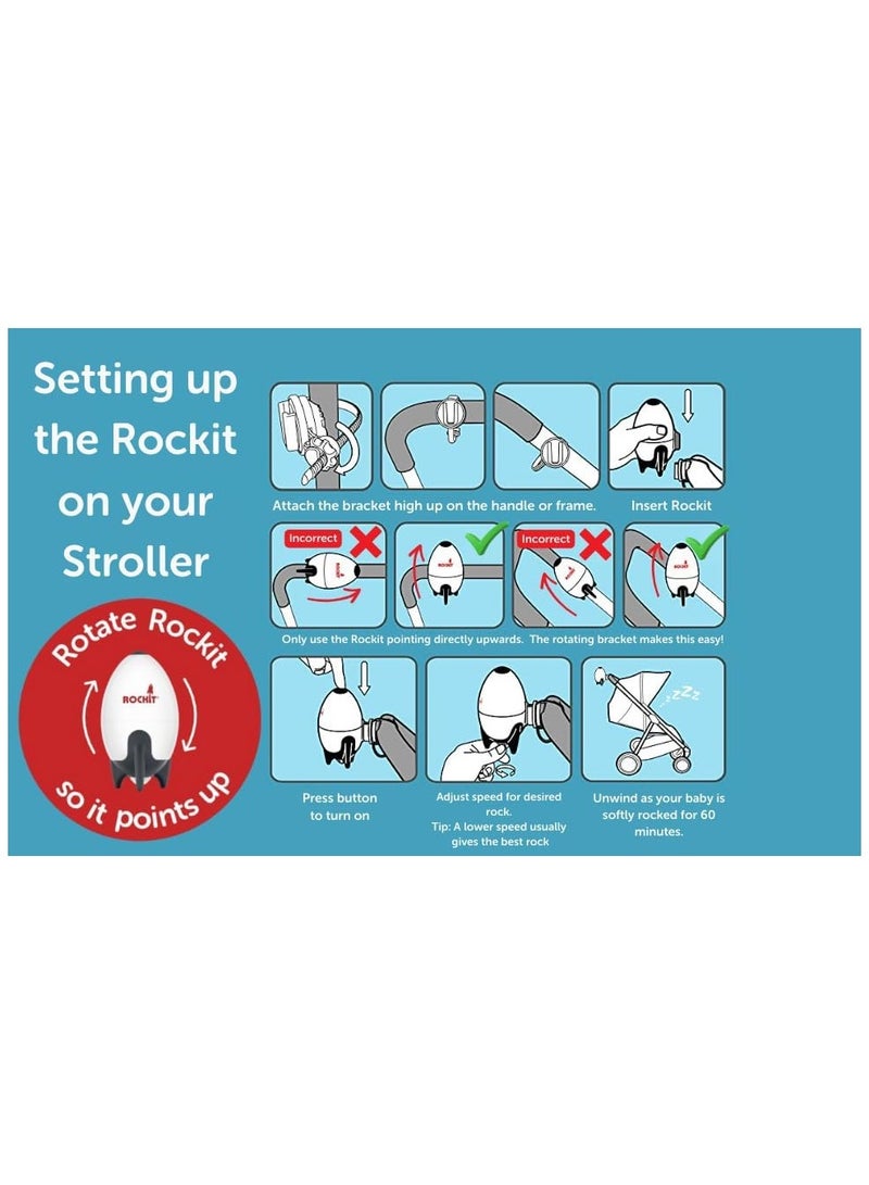 ROCKIT دعامة عربة الأطفال الاحتياطية - حزام عربة الأطفال الدوار الجديد - Image 4