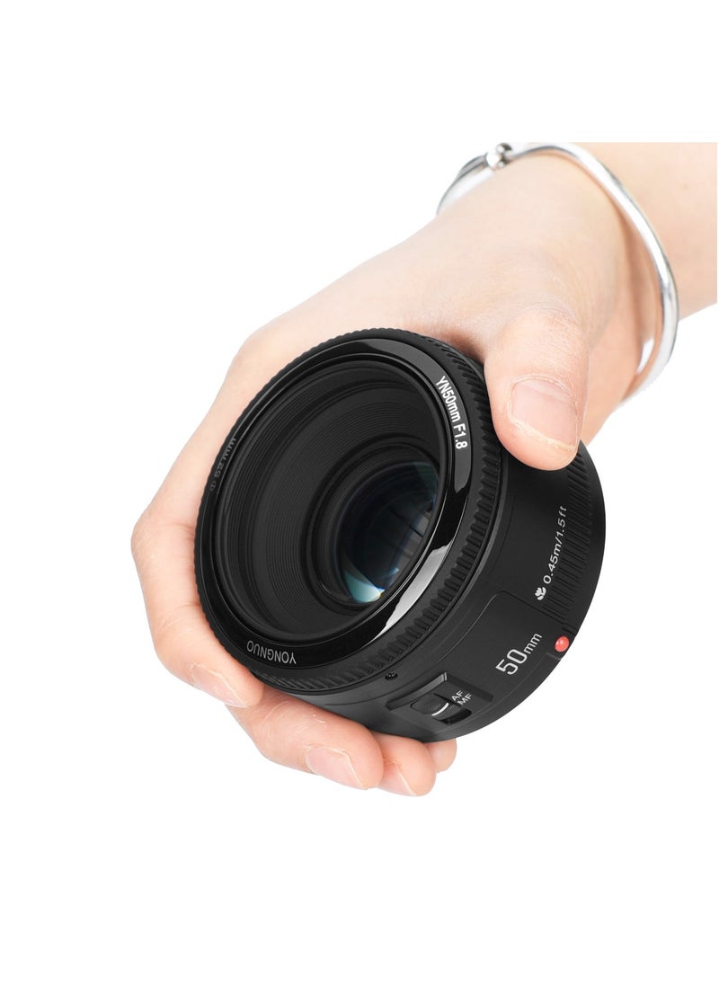 YONGNUO - عدسة YN50mm F1.8 AF 1:1.8 عدسة رئيسية قياسية فتحة كبيرة تلقائية/تركيز يدوي لاستبدال كاميرات Canon EOS DSLR - Image 1