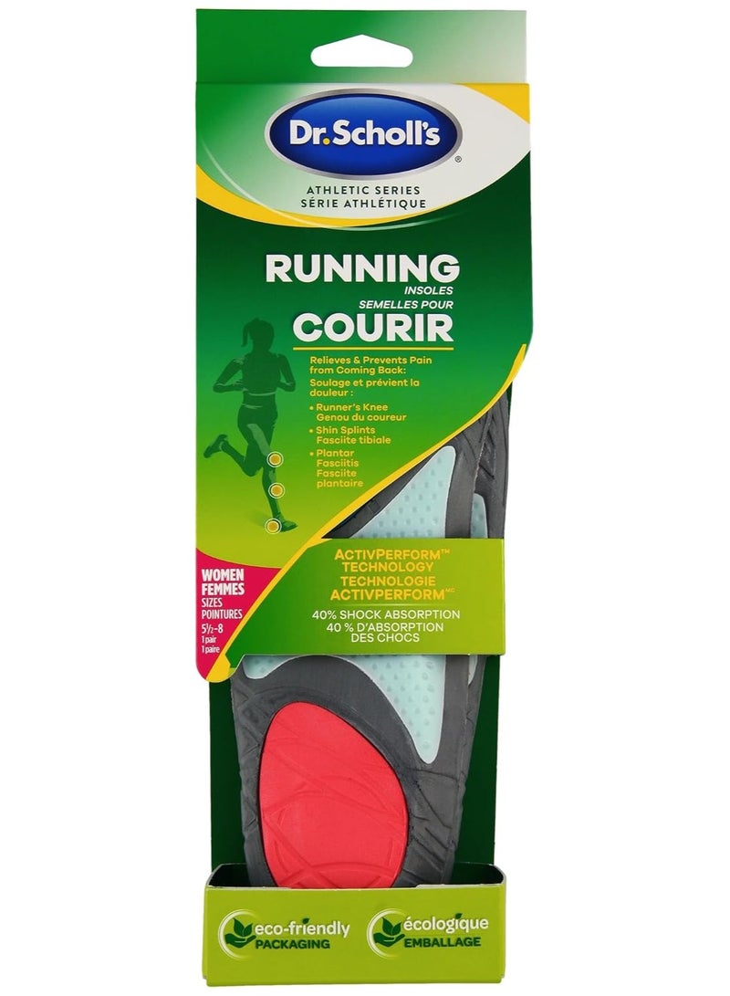 شول نعل Dr. Scholl's® Run Active Comfort للنساء، زوج واحد من النعلات القابلة للتعديل لتناسب القدمين - Image 1
