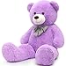 MorisMos Large Teddy Bear 39inch Giant Teddy Bear Stuffed Animals Plush Soft Big Bears for Girls Girlfriend Purple - Image 4
