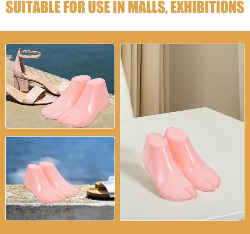 Gulf approved global quality Kichvoe 2 Pairs Adult Female Mannequin Foot Display Stands for Socks and Shoes Plastic Sock Foot Models for Retail Store Shoe Display Cross part assemble fit Anti slip Affordable fast purchase options Global trendy simple build Matte anti slip finish Upgraded classic design Suburban residential ship General compatible practical design Anti topple design Gulf mainstream practical design Indoor outdoor all-purpose fit Global upgraded economical craftsmanship Cross-location transit friendly build All budget friendly options Daily universal pick Well-engineered versatile build Market popular practical build New residential zone delivery Easy lifting build Transit damage prevent build User friendly optimized build Multi warehouse process Temp & permanent project compatible Practical build - Image 3