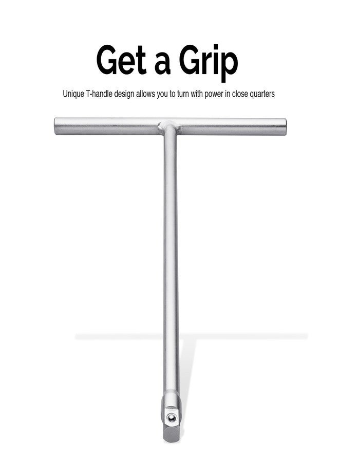 Neiko 01135A 3/8-inch Drive T-Handle Wrench with Long Reach | Chromium Vanadium Steel - Image 3