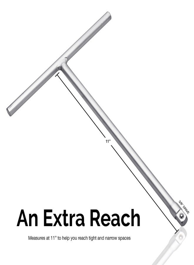 Neiko 01135A 3/8-inch Drive T-Handle Wrench with Long Reach | Chromium Vanadium Steel - Image 4