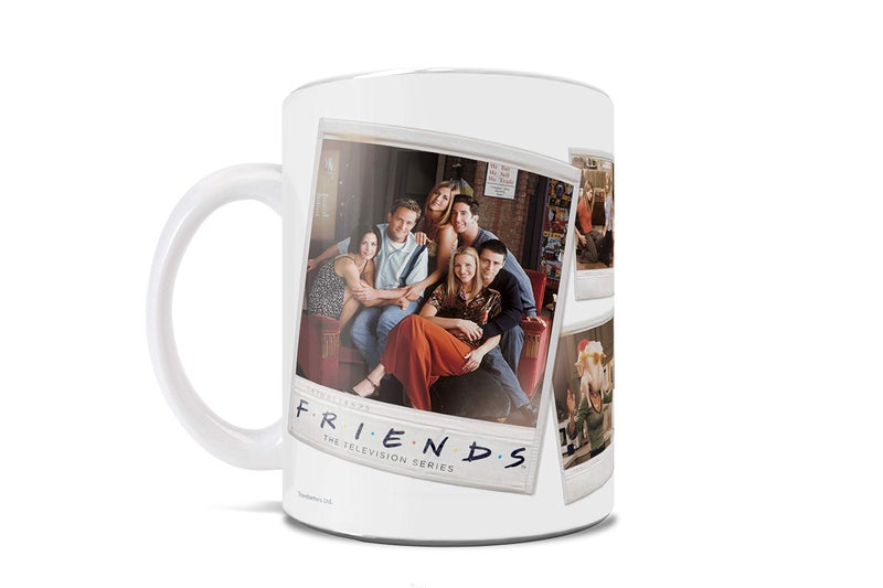 Trend Setters Friends The Television Series  Memories  OFFICIAL MERCHANDISE  11 oz White Ceramic Coffee or Tea Mug  Perfect for Gifting or Collecting