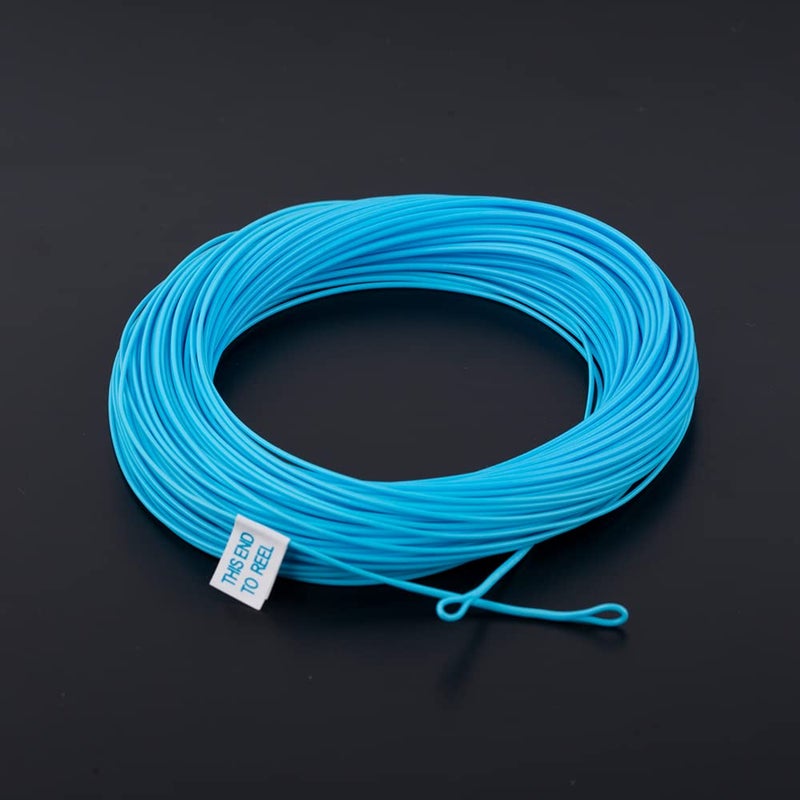 Hercules HERCULES Fly Fishing Line Floating Weight Forward Fly Line with Double Welded Loop, Teal Blue, WF5F 100FT  - Image 3