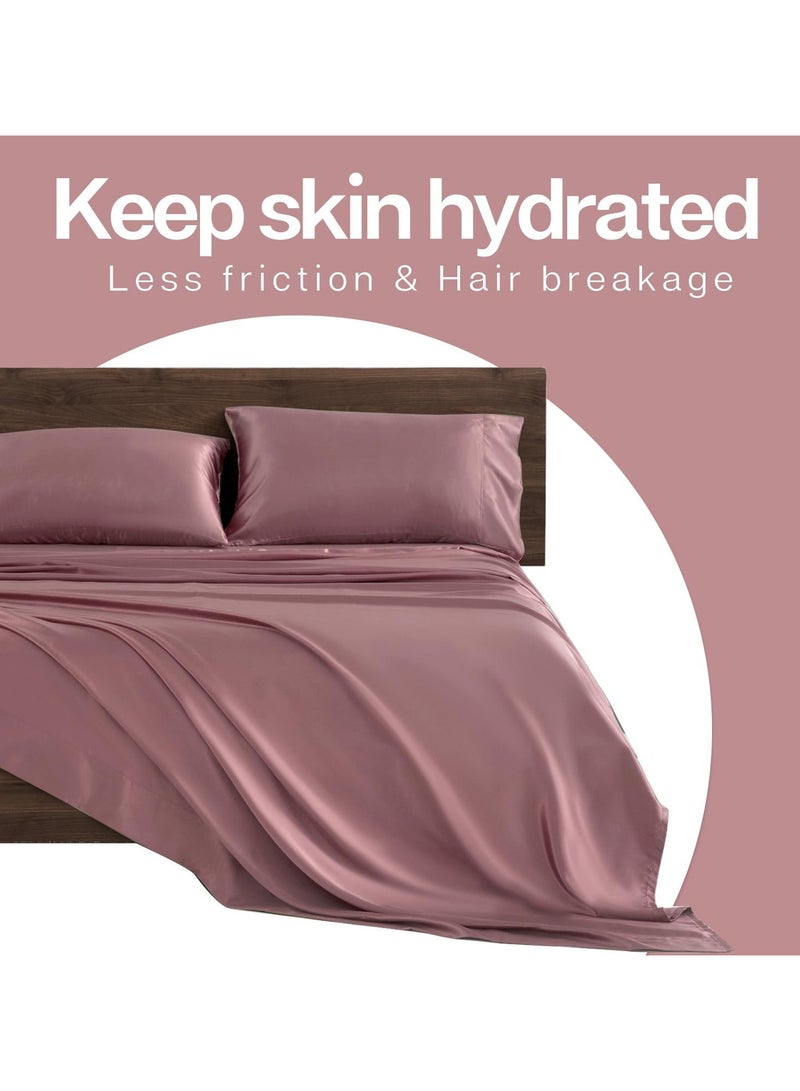 توتى غطاء وسادة  من الساتان للشعر والبشرة (طقم مكون من قطعتين) - Image 3