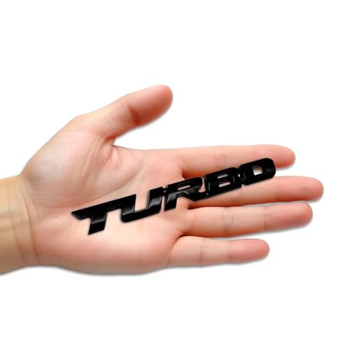 SIAGO SIA280 Premium Turbo Metal Car Sticker - Durable & Stylish Auto Emblem for Vehicles - Customizable Designs - Easy Installation - Weather-Resistant & Long-Lasting - Image 1