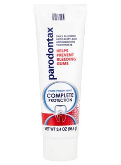 Parodontax Daily Fluoride Anticavity And Antigingivitis Toothpaste Complete Protection Pure Fresh Mint 3.4 oz (96.4 g) 