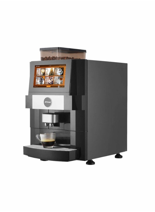 JETINNO Jetinno Commercial Desktop Coffee Machine JL23 | Instant Model | Table Top Machine | Fully Automatic Bean to Coffee Cup Machine | Black  - Image 2