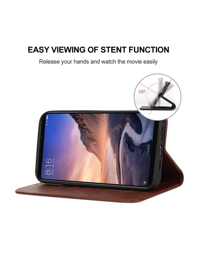 إيروريكس جراب هاتف Xiaomi Mi Max 3 Pro بإغلاق مغناطيسي من الجلد - Image 4