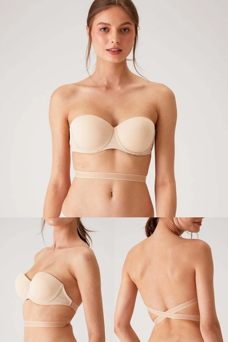 pierre cardin Siena Unpadded Strapless Bra 6022