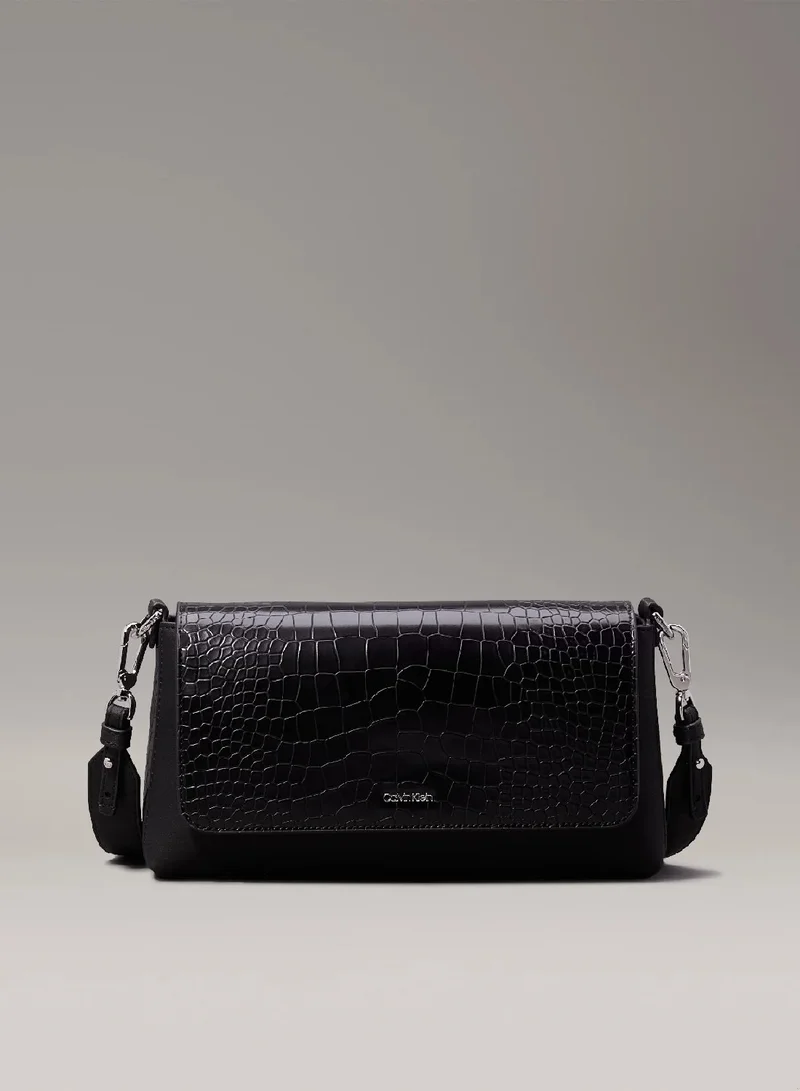 CALVIN KLEIN Crocodile Shoulder Bag