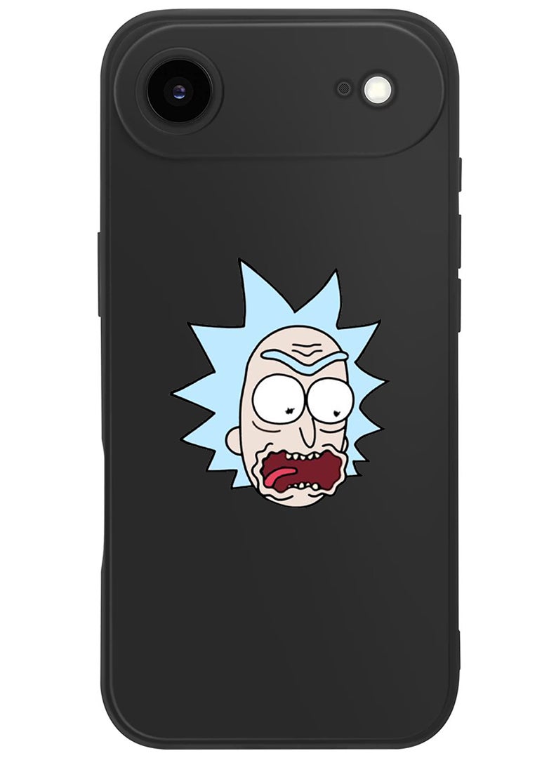 Theodor Protective Slim Fit Case Liquid Silicone Cover with Full Body Protection Anti-Scratch Shockproof Case For Apple iPhone 17 Air (Black) Rick & Martin - Image 1