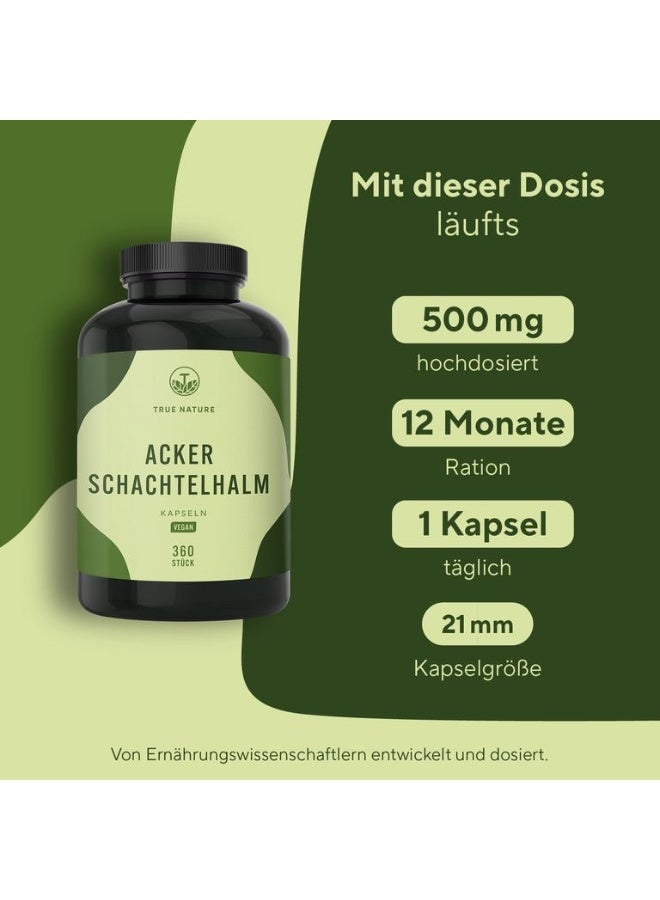 الطبيعة الحقيقية سوط الحصان الحقلية – 360 كبسولة - Image 2